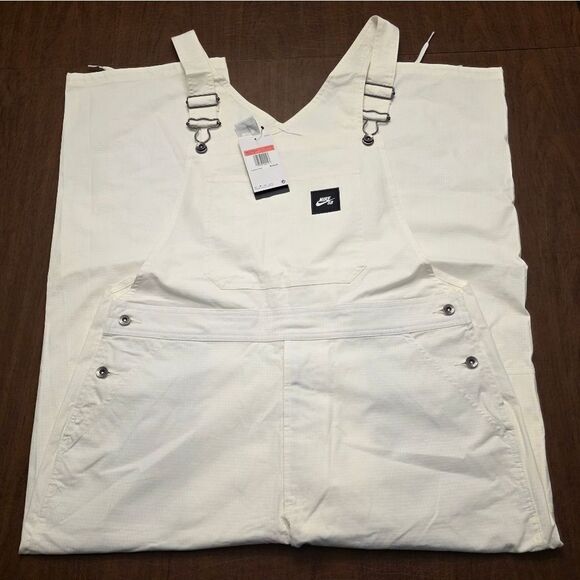 Nike SB Skate Overalls White FN2585-133 Men's Size L - Picture 1 of 6